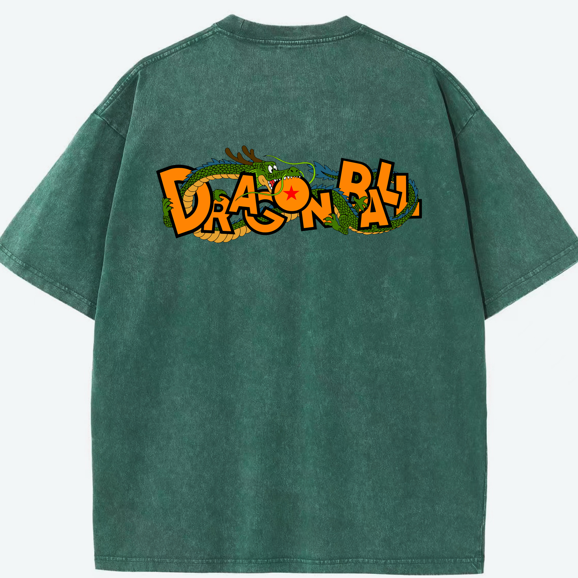 （画像用） ドラゴンボール DRAGON BALL 綿100% ヴィンテージ風 半袖Tシャツ（背面プリント）